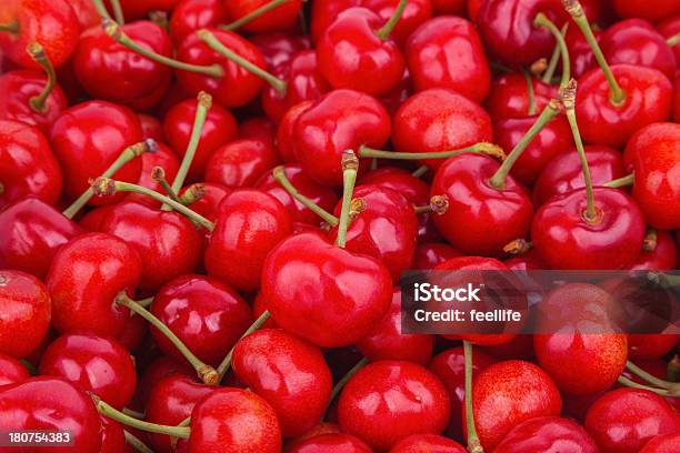 Background Of Organic Cherries Stock Photo - Download Image Now - Backgrounds, Berry Fruit, Cherry