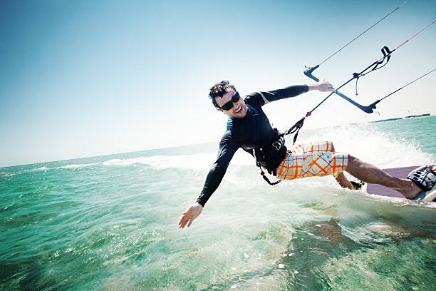 Kiteboarding Kiteboarding kiteboarding stock pictures, royalty-free photos & images
