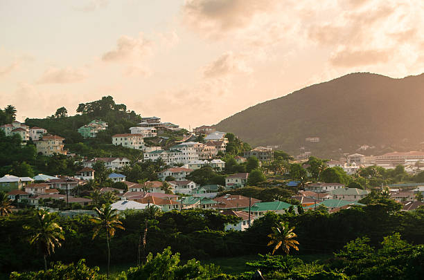 istock affluent neighborhood luxury homes at dusk 180754761