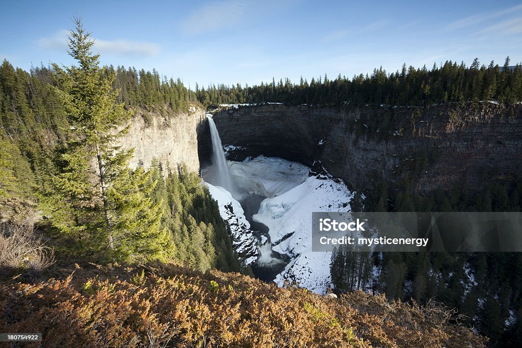 Der Wells Gray Provincial Park - Lizenzfrei Abenddämmerung Stock-Foto