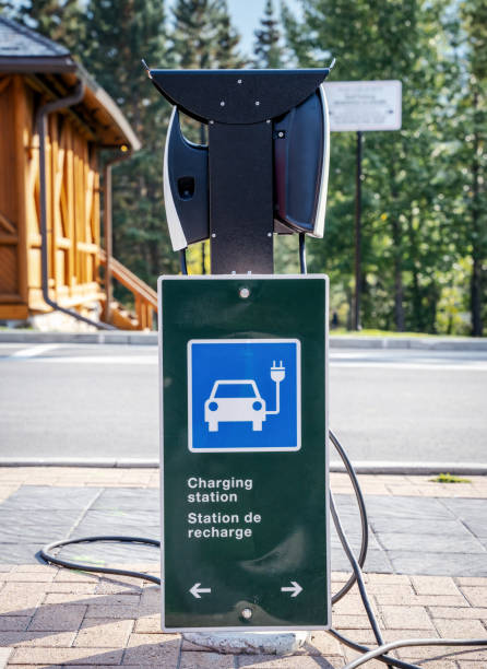 istock Electric vehicle charging station 1807549886