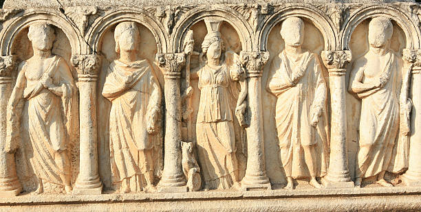 istock Roman tomb details at Aphrodisias 180755561