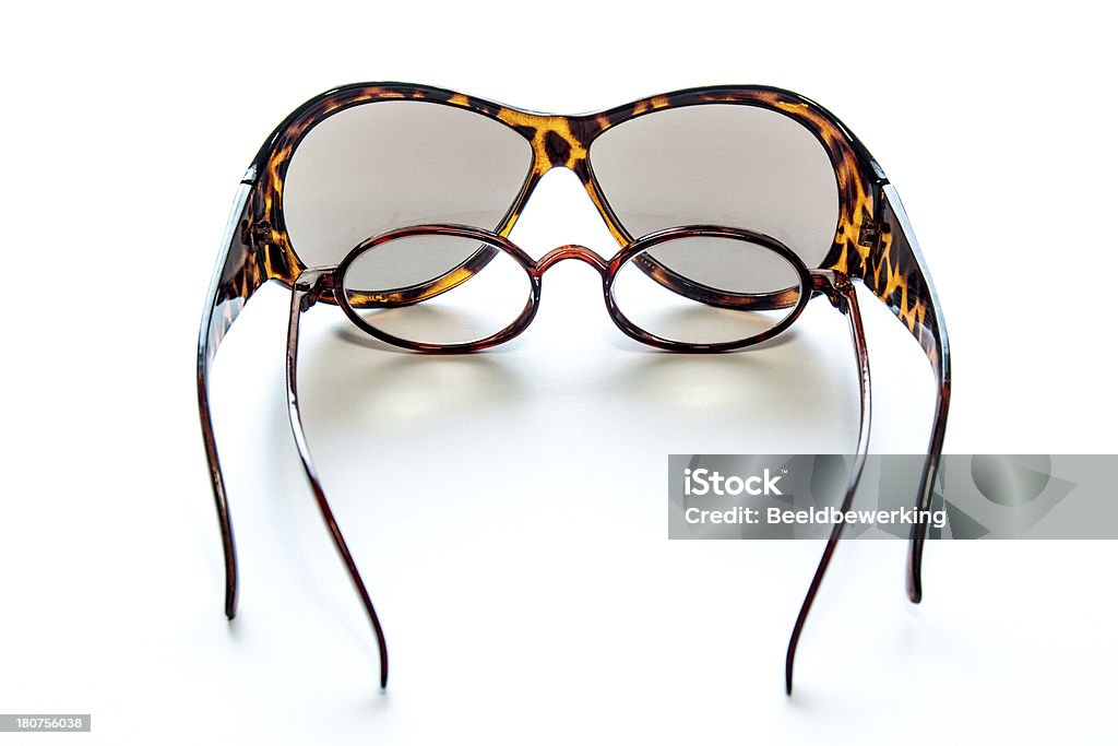 Sonnenbrille und Reading glasses - Lizenzfrei Lesebrille Stock-Foto