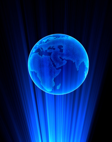 blue planet hologram