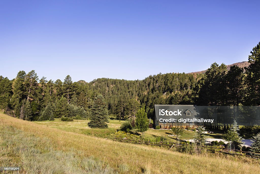 Cowboy casa di campagna - Foto stock royalty-free di Albero