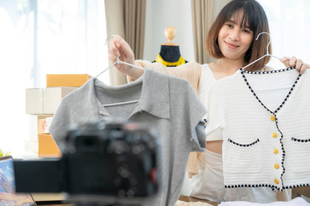 istock A young woman selling clothes online 1807584887