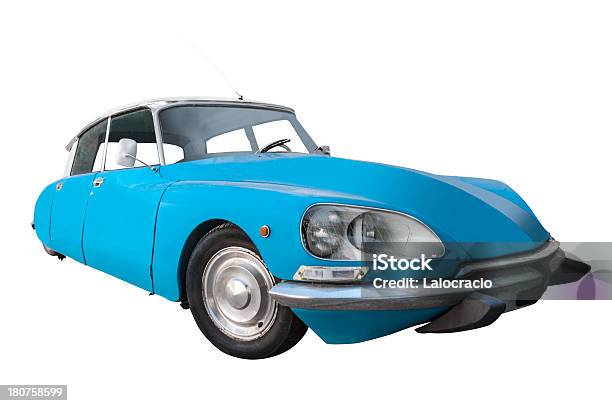 Citroën Ds Blue Stock Photo - Download Image Now - Car, 1950-1959, 1960-1969