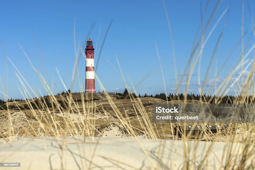 Leuchtturm in den Dünen, Amrum - Lizenzfrei Anhöhe Stock-Foto