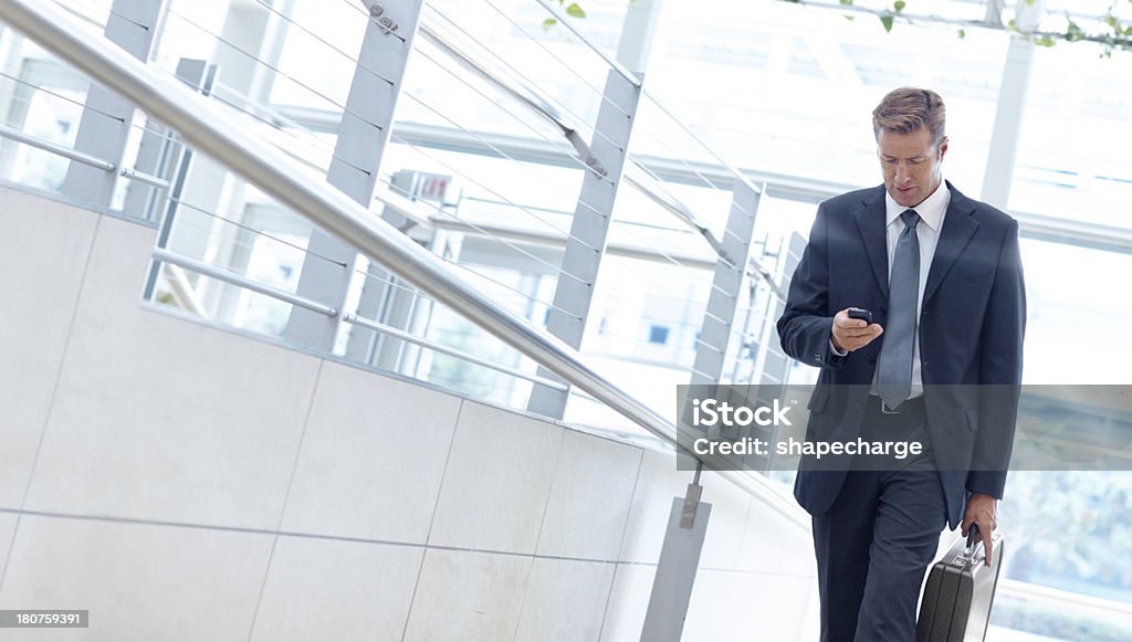 Auf dem Weg zur Arbeit - Lizenzfrei Anzug Stock-Foto