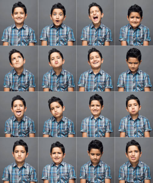 istock Little boy making facial expressions 180759473
