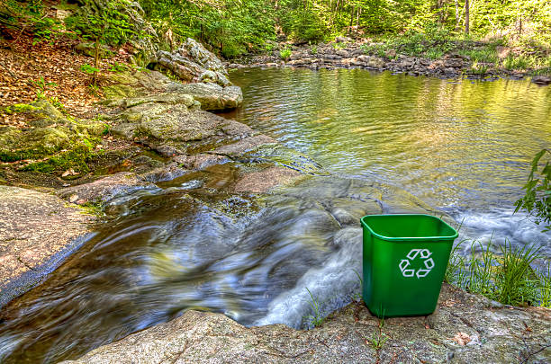 Pojemnik do segregacji śmieci i Creek – zdjęcie