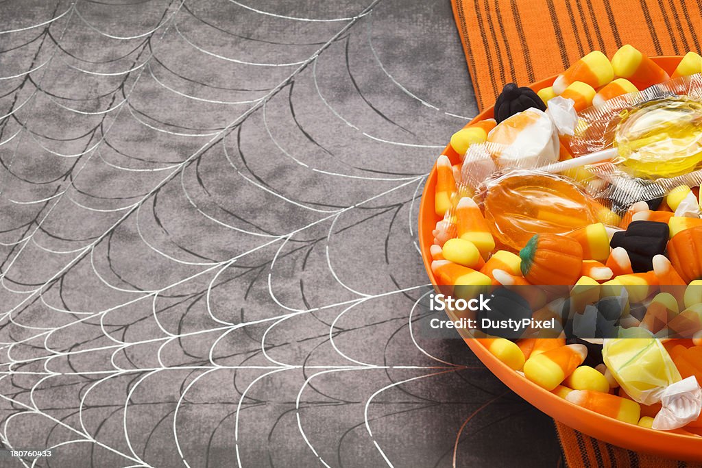 Süßes oder Saures-Halloweenspruch Candy - Lizenzfrei Halloween Stock-Foto