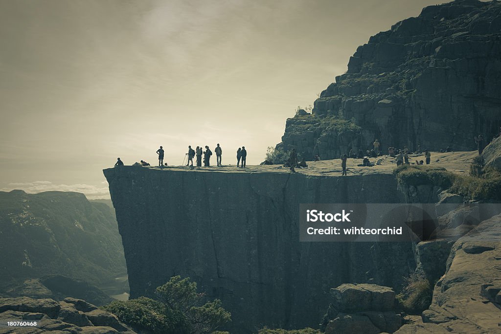 Preikestolen. Púlpito rock - Royalty-free Admiração Foto de stock