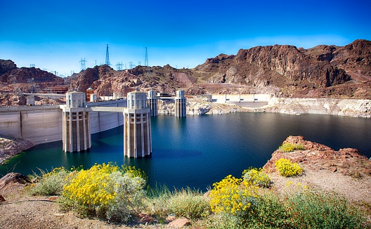 Lake Mead at Hoover Dam.