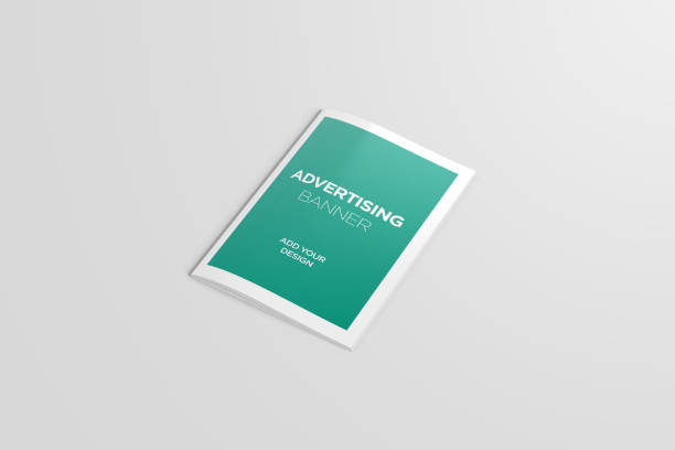 istock Newspaper Advertising Magazine Brochure Mockup 3D Rendering 1807623266