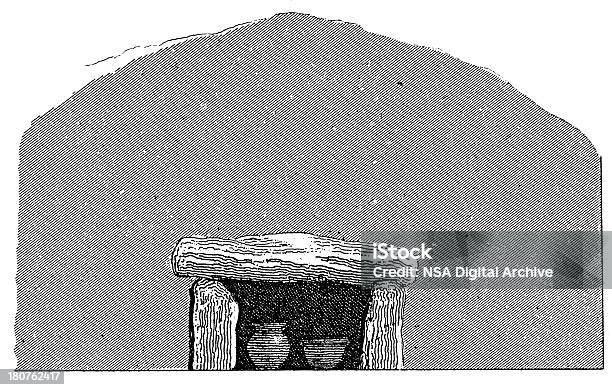 Tumulus E Funebre Legno Antico Urns - Immagini vettoriali stock e altre immagini di Antico - Condizione - Antico - Condizione, Cremazione, Luogo di sepoltura
