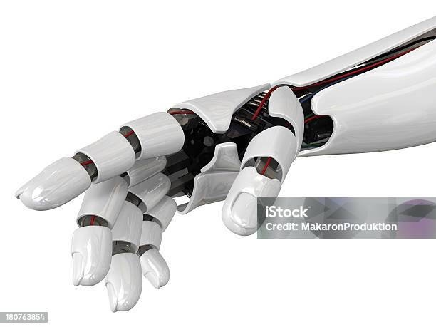 Humanoid Robot Mano Foto de stock y más banco de imágenes de Brazo robótico - Herramientas de fabricación - Brazo robótico - Herramientas de fabricación, Recortable, Robot