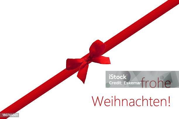 Frohe Weihnachtenmerry Christmas In German Stockfoto und mehr Bilder von Alphabet - Alphabet, Band, Computergrafiken