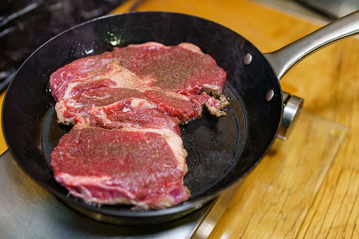 Homemade Sizzling steak