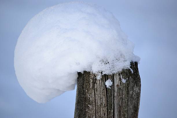 Snow, Victor Montana stock photo