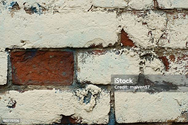 Stary Mur Z Cegły Załamanie - zdjęcia stockowe i więcej obrazów Abstrakcja - Abstrakcja, Architektura, Betonowy
