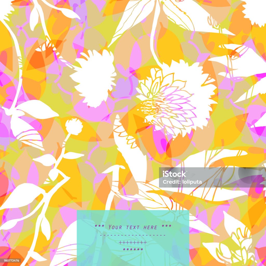 Floral decor Floral decorations with flowers and leaves in vector Agricultural Field stock vector