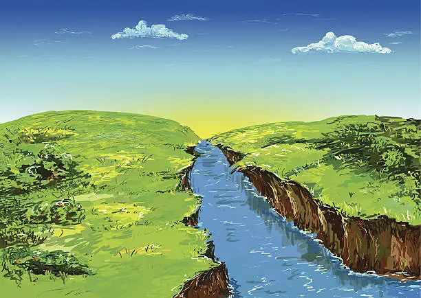 Vector illustration of landscape