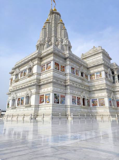 istock Prem Mandir located in Vrindavan, Uttar Pradesh, this temple dedicated to lord Krishna 1807740948