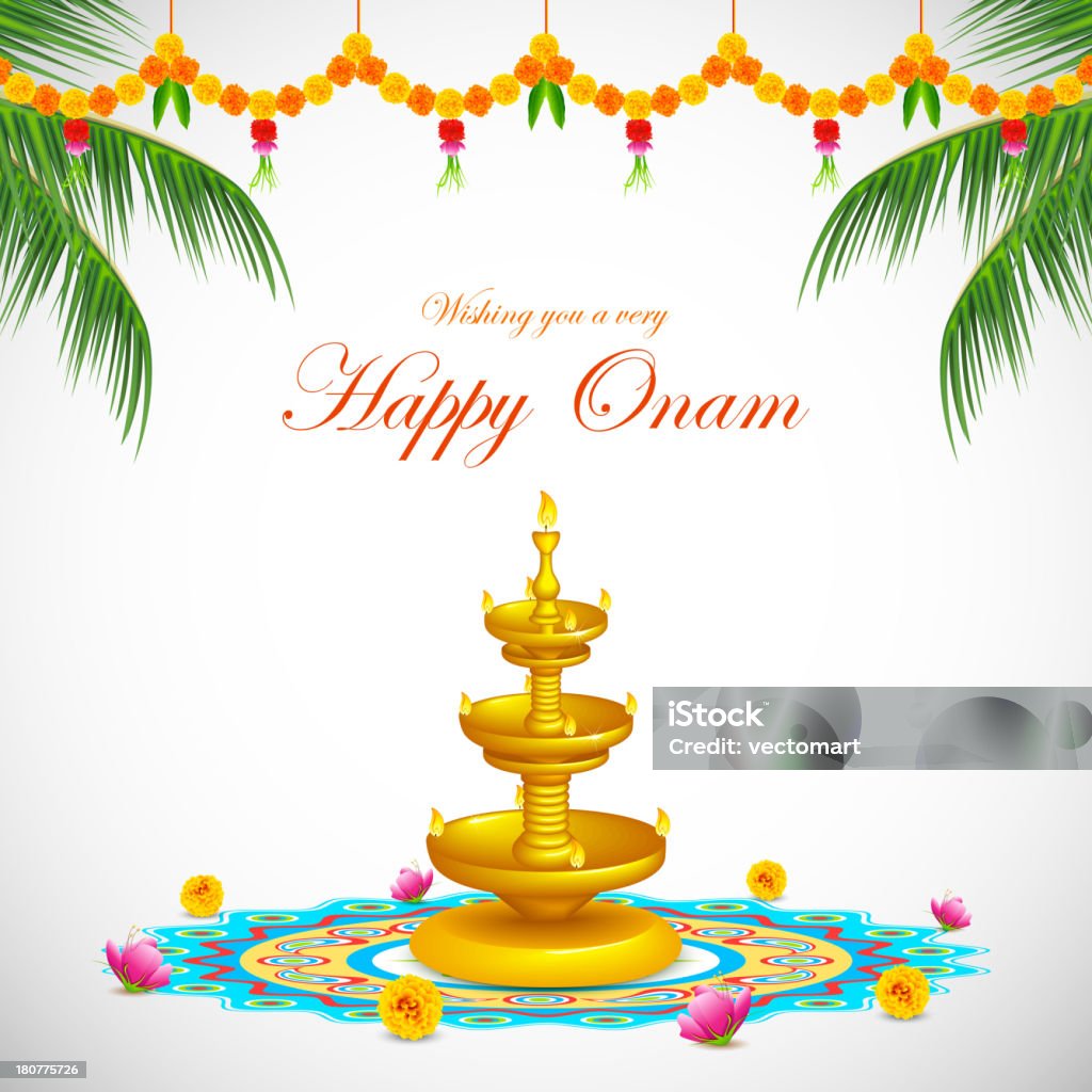 Happy Onam Stock Illustration - Download Image Now - Backgrounds ...