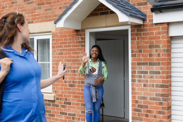 istock Nurse Leaving a Home Visit 1807775539