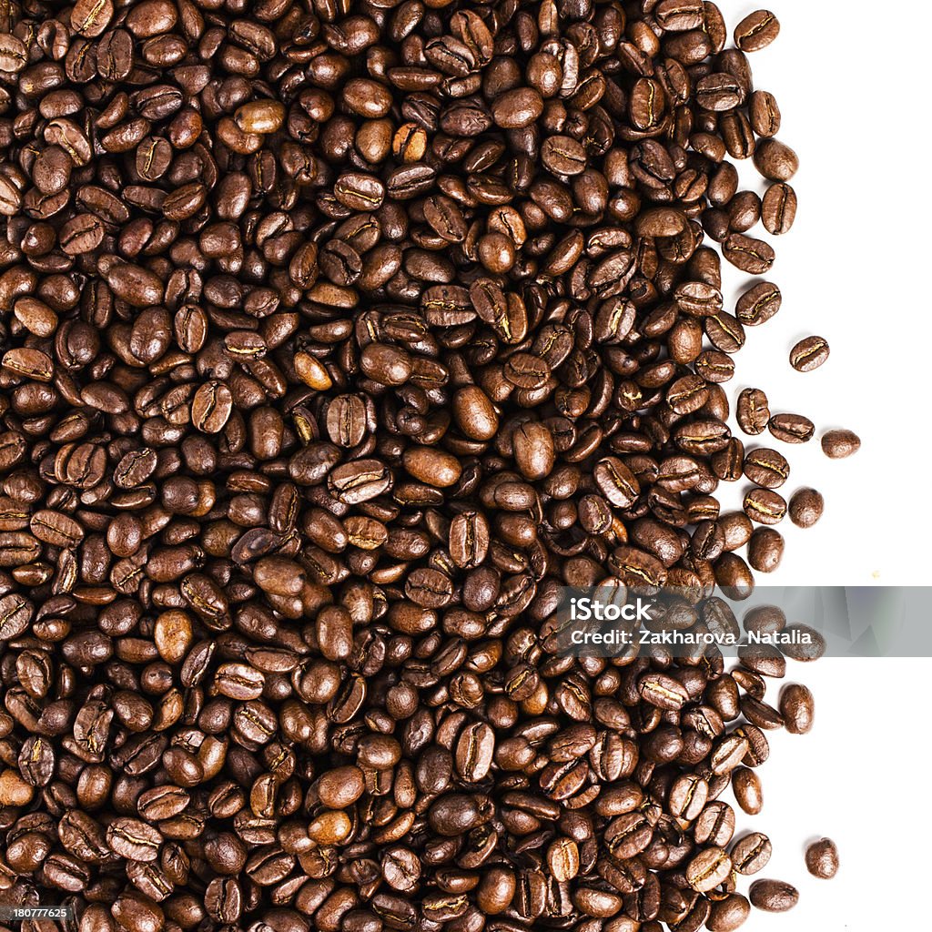 Kaffeebohnen Hintergrund oder Textur, Nahaufnahme. - Lizenzfrei Altertümlich Stock-Foto