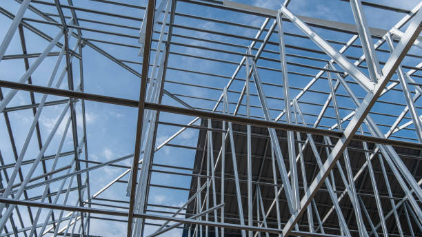 istock light steel roof frame 1807778188