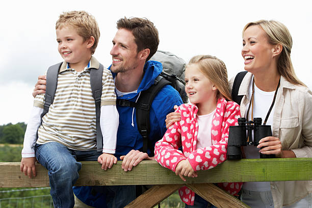 istock Family On Walk In Countryside 180778746