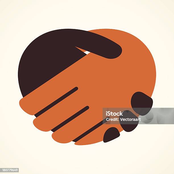 Ilustración de Handshake Icono De y más Vectores Libres de Derechos de Abstracto - Abstracto, Acuerdo, Adulto
