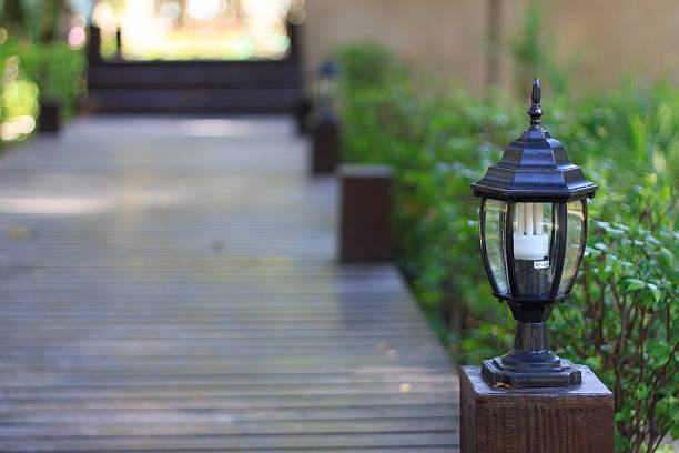 istock Lamps on the corridor floor 180779862