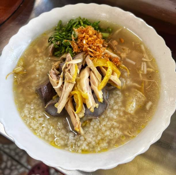 istock A bowl of porridge sitting on a table. 1807803551