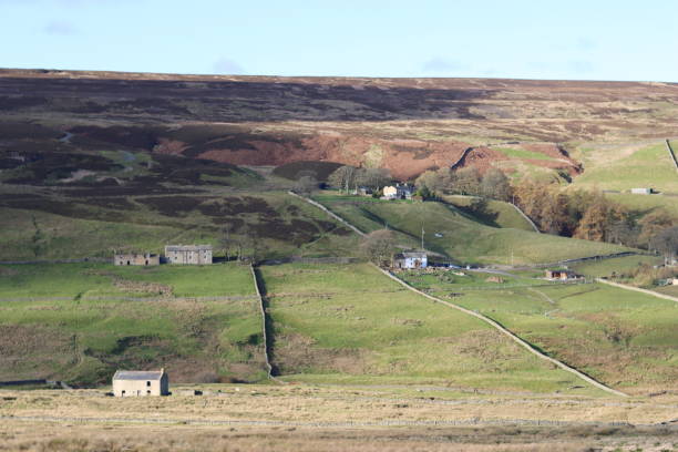 istock Abandoned farmhouse in a remote upland landscape 1807807959