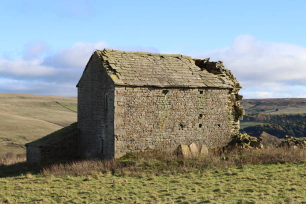 istock Abandoned farmhouse in remote countryside 1807808812