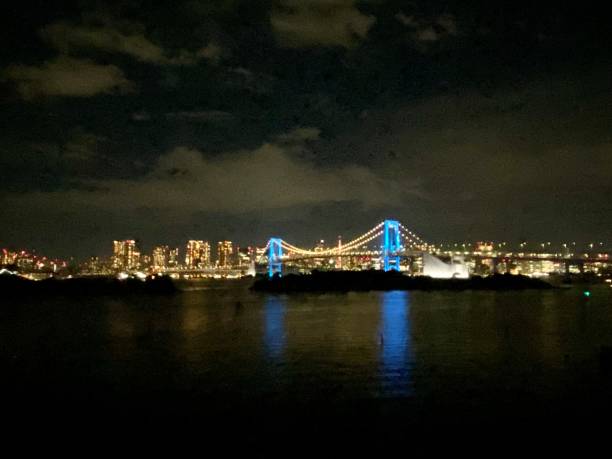 istock Japan - Tokyo- Odaiba district - and view on rainbow bridge 1807817005