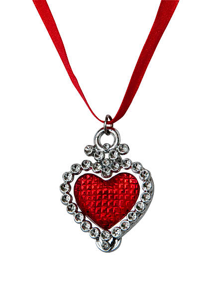 istock Red Heart shaped jewel 180781969