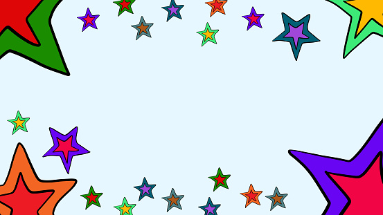 Star shapes background