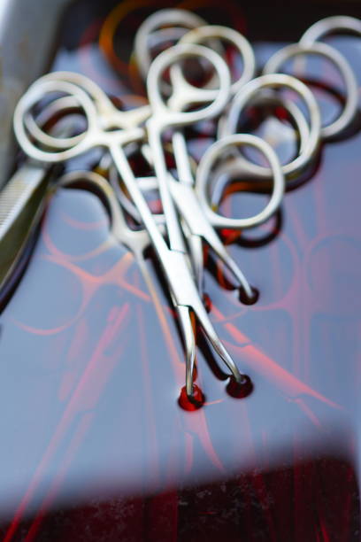 istock Surgical Instruments in Instrument Tray 1807838906