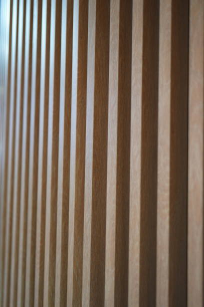 istock Wall covering with wooden slats 1807846087