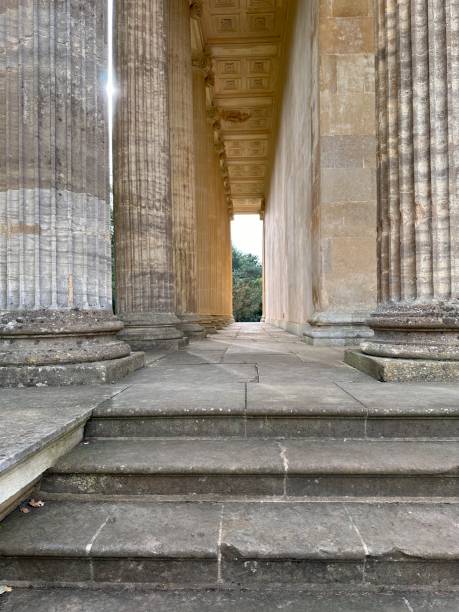istock Greek style columns in building exterior 1807851365