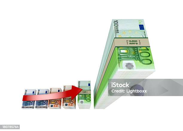 Businessdiagramm Aus Eurobanknoten Stockfoto und mehr Bilder von Abstrakt - Abstrakt, Analysieren, Bildhintergrund