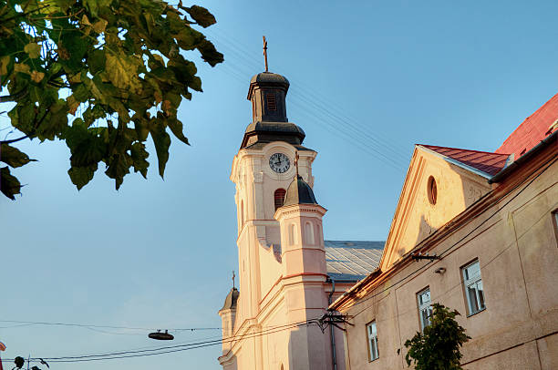 istock Catholic cathedral church in Uzhgorod 180786362