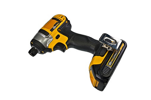 Yellow Impact Driver on a white background