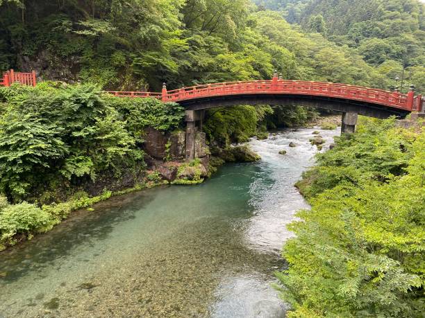 istock Japan - Nikko - Shinkyo bridge ( red bridge ) 1807866482