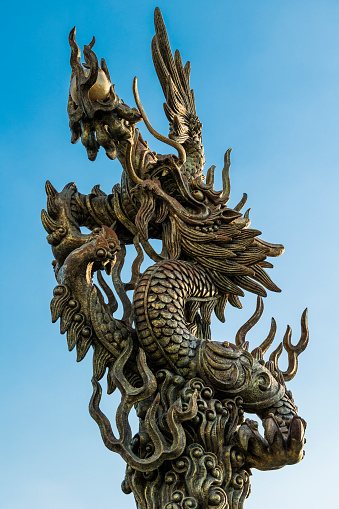 Chinese copper dragon