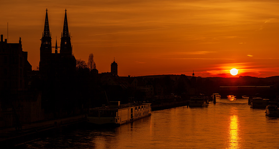 Regensburg SonneRegensburg at sunsetnuntergang